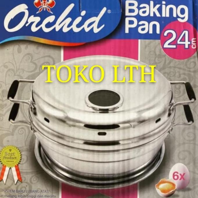 BAKING PAN / PANCI PEMANGGANG KUE 24 cm ORCHID