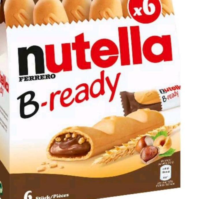 Eatstraight- Nutella B Ready / Biskuit Isi Nutella Coklat. Chocolate Food