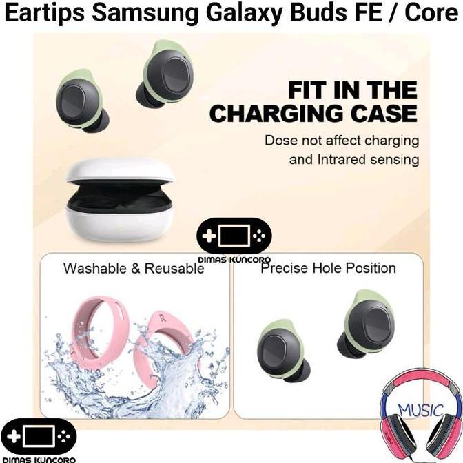 TERBARU|TERMURAH|BARU|PREMIUM|ORIGINAL|GARANSI|DISKON|PROMO EARTIPS SAMSUNG GALAXY BUDS FE CORE EAR 
