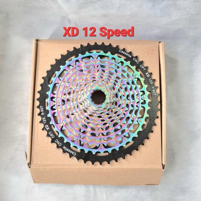Sprocket 12 Speed 9-50T XD Drive Rainbow