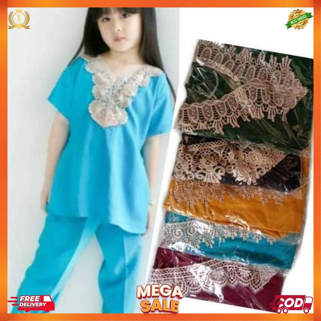 Setelan Anak Renda Arabian [L7]