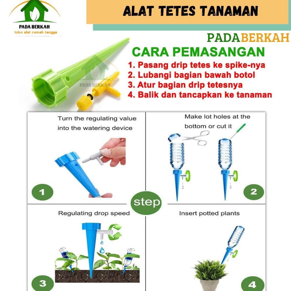Bisa Cod Alat Irigasi Tetes Tanaman Otomatis / Drip Tetes Sistem Otomatis / Alat Tetes Tanaman Otoma