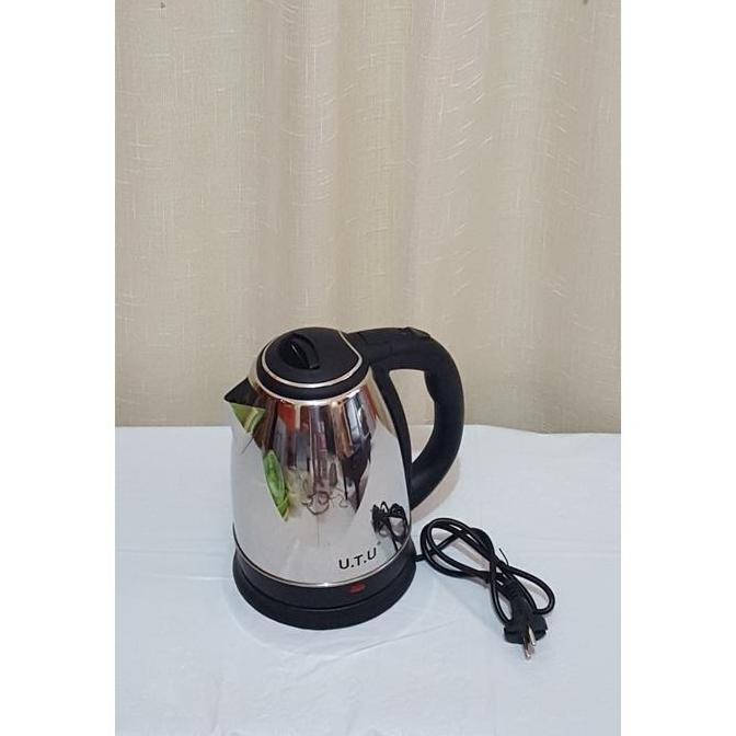 TERMURAH - TEKO LISTRIK CERET PEMANAS AIR / KETTLE LISTRIK UTU [ 1,8 LITER ]