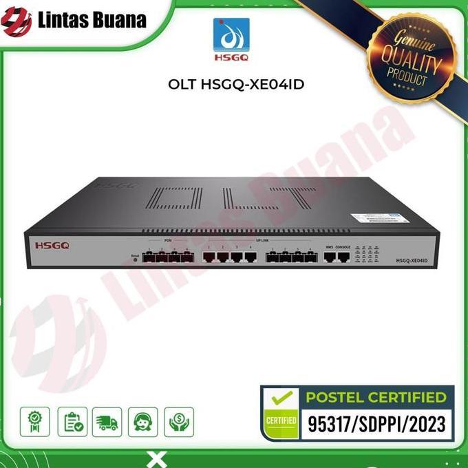 HSGQ OLT EPON 4 PON HSGQ XE04ID UPLINK 10G AC/DC