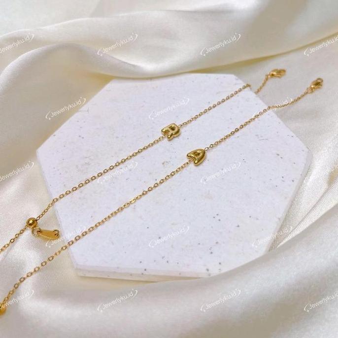 Oritatami- Gelang Huruf Balon Embos 750 Kait Serut Lobster Titanium