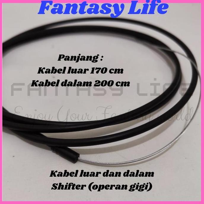 Tali shifter set kabel operan gigi luar dalam sepeda MTB federal lipat