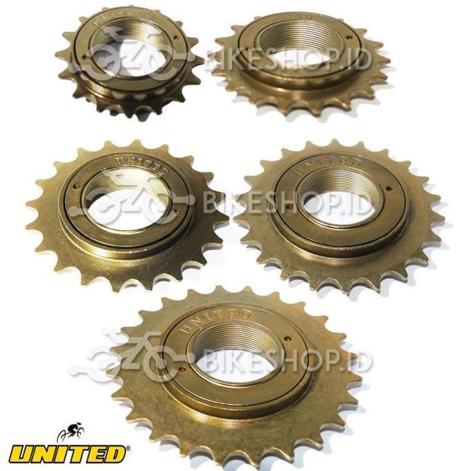 Freewheel gear sepeda united 16 18 20 22 24 T dart belakang new