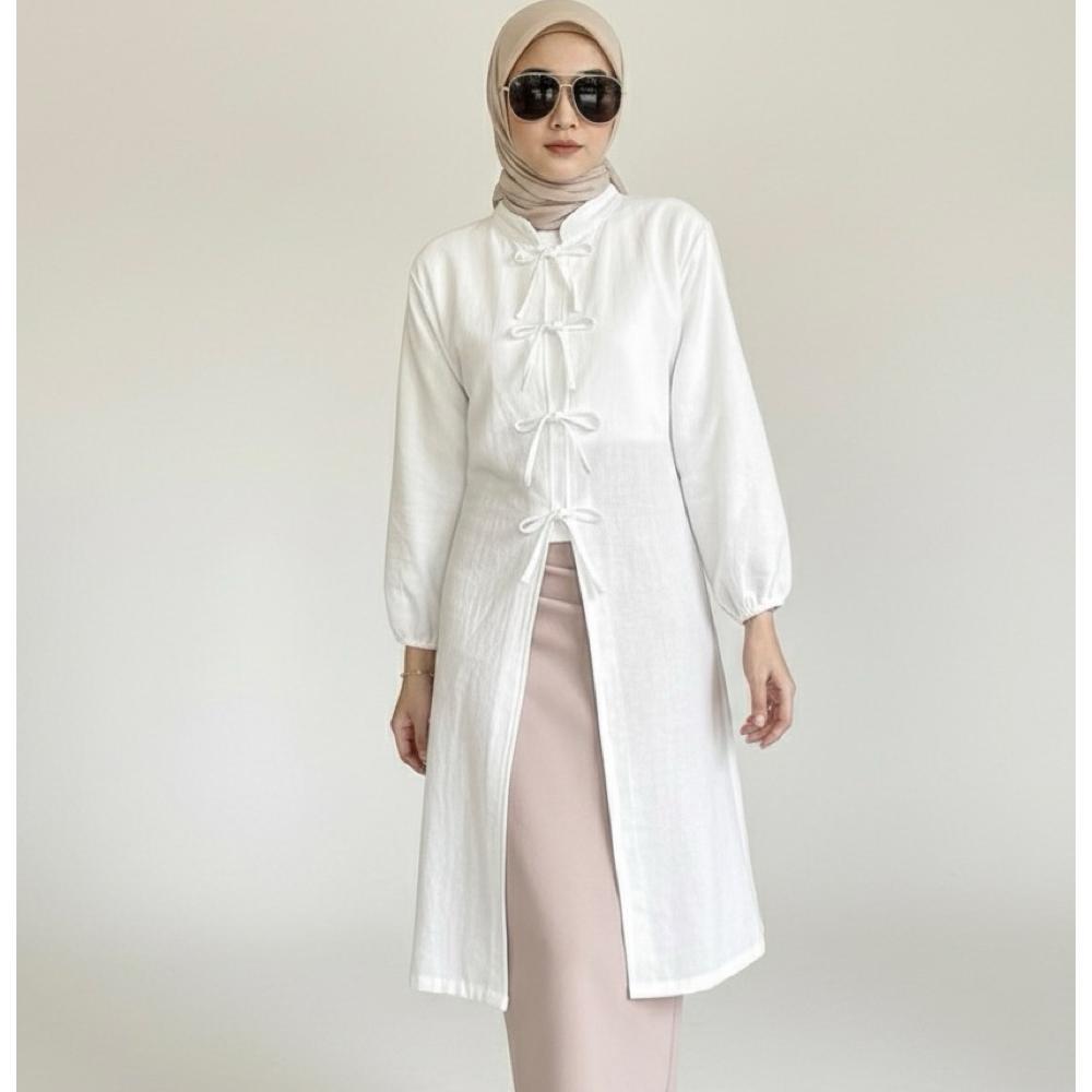 Premium Sorai Long Tunik/ Katun Poplin ( Edisi Lebaran )