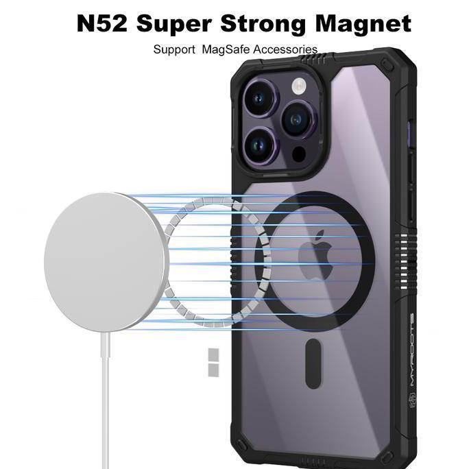 Sale Myroots Magsafe Crystal Clear Case Untuk Iphone 14 13 12 Pro Max Series