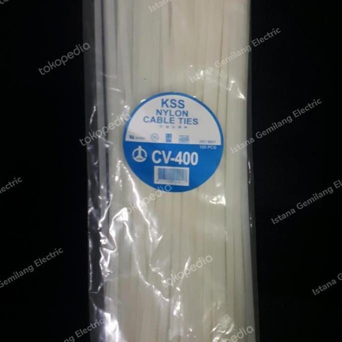 Ready KSS CV400 cv-400 kabel ties 40cm x 4,8mm putih