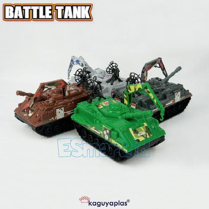 Ready Kaguyaplas 185 Mainan Mobil Battle Tank / Mobil Tank