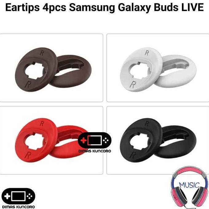 TERBARU|TERMURAH|BARU|PREMIUM|ORIGINAL|GARANSI|DISKON|PROMO EARTIPS 4PCS SAMSUNG GALAXY BUDS LIVE SI