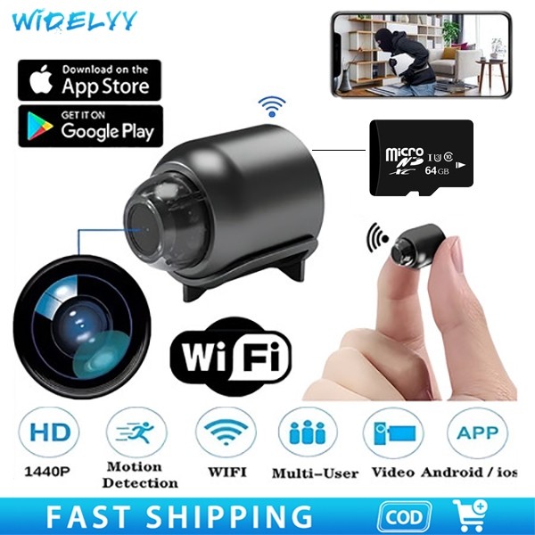 [Ready Stock]  Kamera Mini Wifi Cctv Mini Tersembunyi Tanpa Kabel 1080P Cctv Wifi Jarak Jauh Lewat H