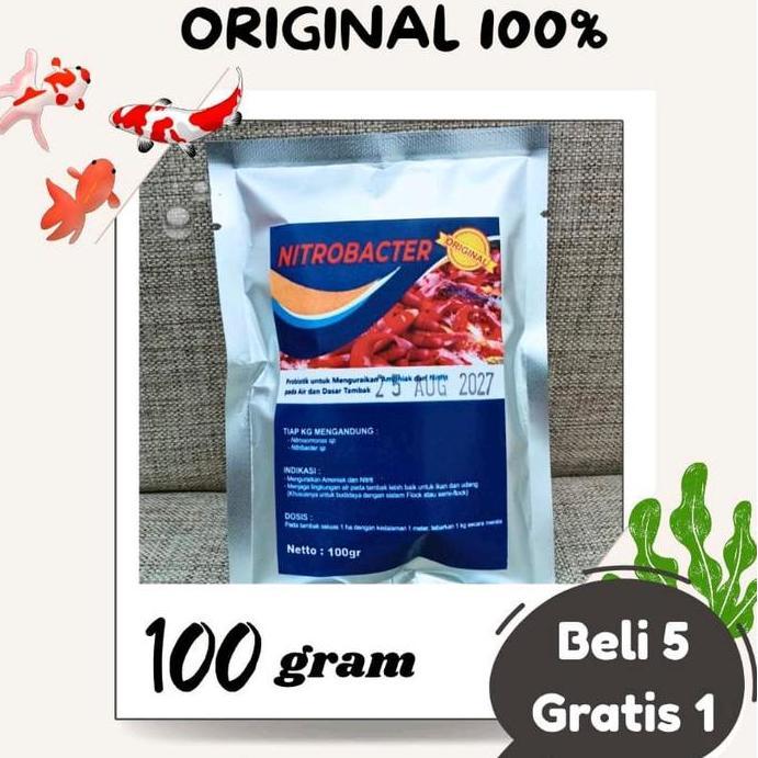 Sakan- Probiotik Bakteri Starter Nitrobacter Nitrosomonas Kolam Koi