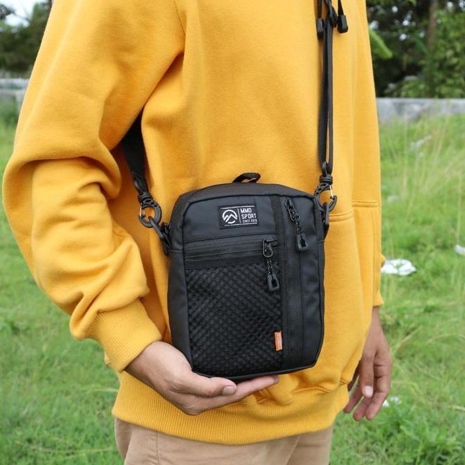 Gabrim- Tas Selempang Pria Mmosport Everest Unisex Utility Waterproof Slingbag Slingbag