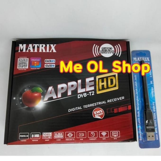 FLASH SALE - SET TOP BOX MATRIX APPLE DVB-T2 STB MATRIX DVB T2