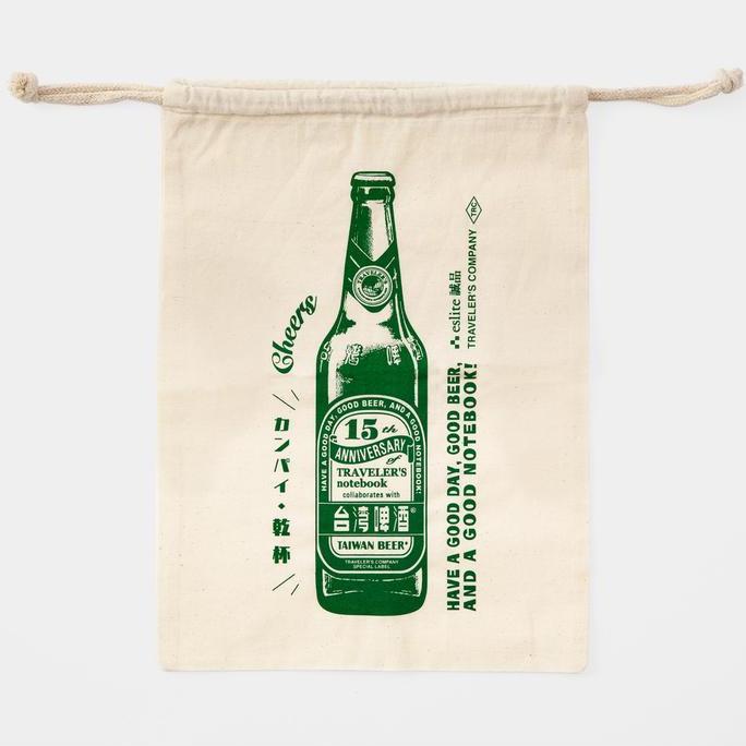 Traveler's Factory Cotton Bag Taiwan Beer Bottle Regular Size