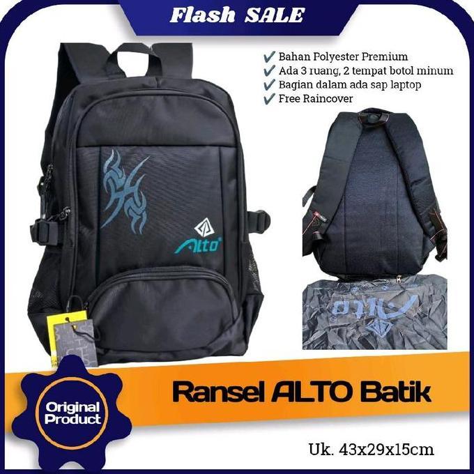 Gabrim- Tas Ransel Cowok Tas Alto Tas Sekolah Laki" Untuk Sd Smp Sma Fashion Pria Backpack