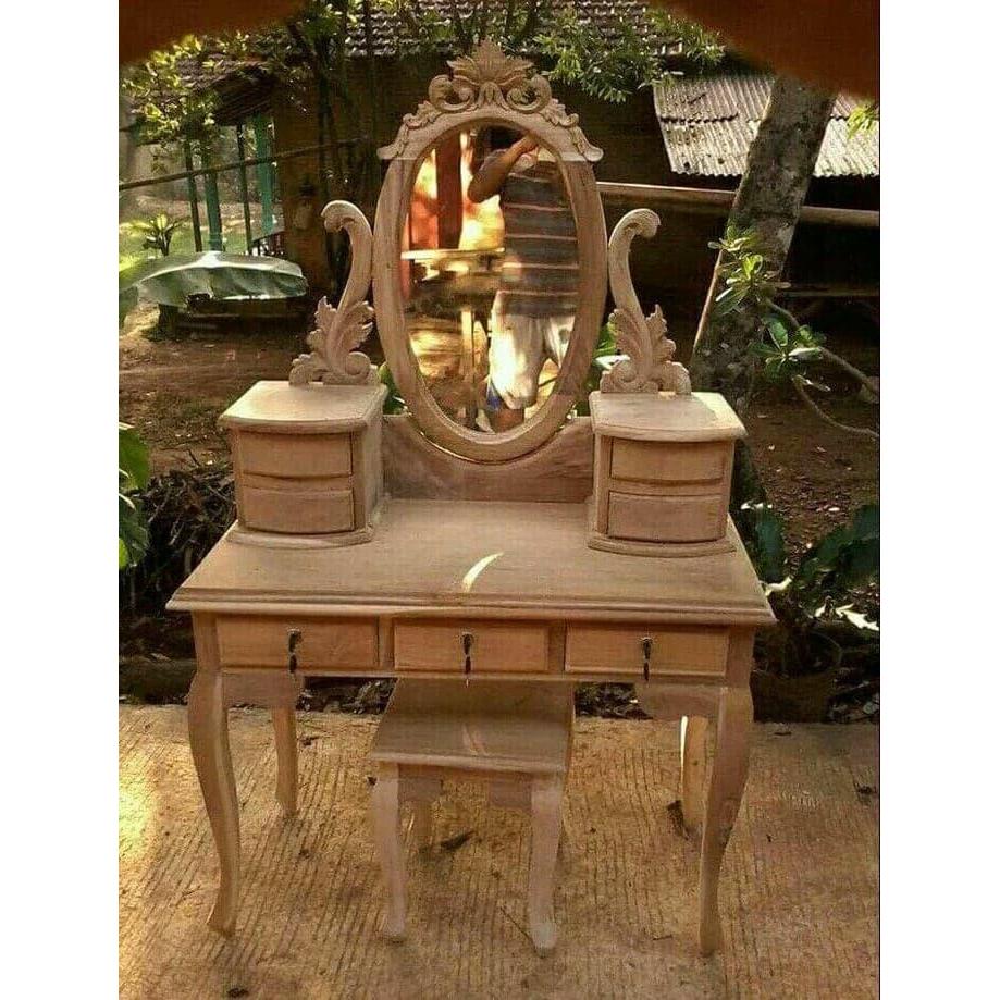 Meja Rias Kartini Jati FREE ONGKIR Jujur Barokah Furniture Jepara