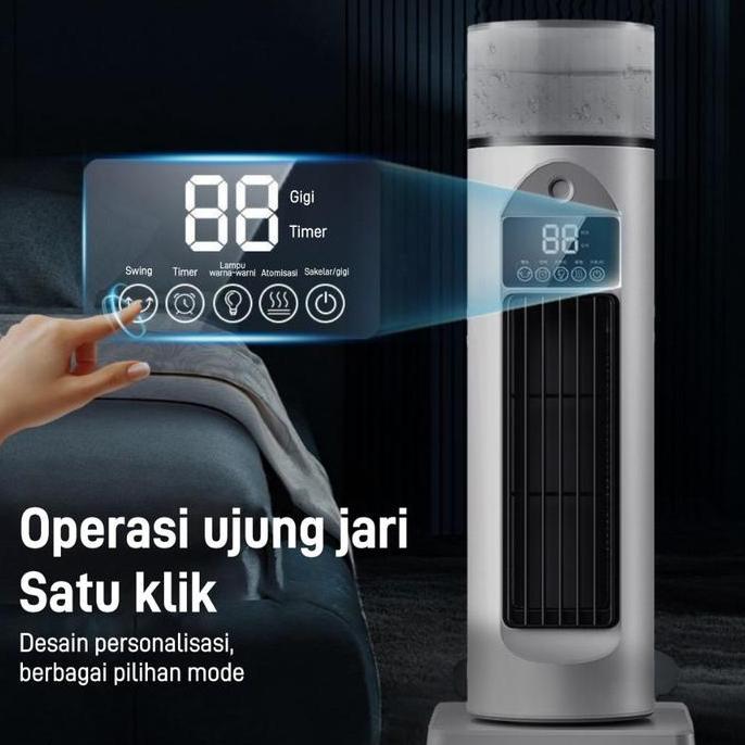 TERMURAH - DL AC Bisa ditambah es batu KIPAS Angin PENDINGIN MINI AC PORTABLE AIR COOLER MOBIL DAN R