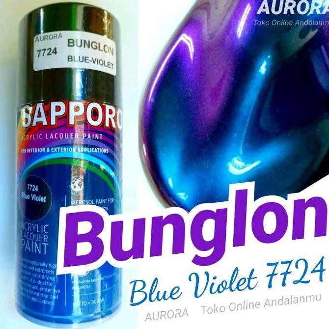Promo CAT BUNGLON SAPPORO ULTIMATE 7724 BUNGLON BLUE VIOLET BLUNKON Diskon