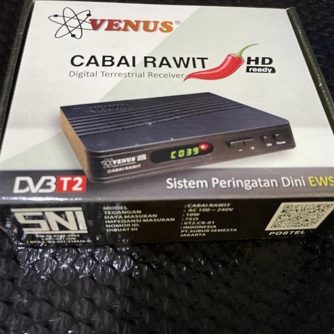 SUPER DEAL - STB Digital Venus Cabai Rawit Set Top Box Smart TV DVBT2 T2 Cabe Rawit