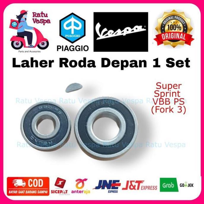Laher Roda Depan 1Set (Fork 3) Vespa Vbb Super Sprint Ps Strada