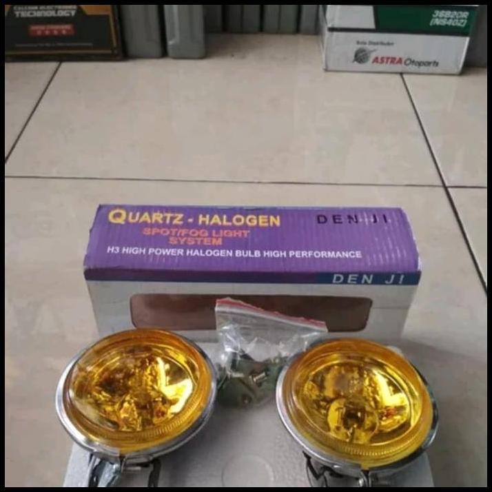 TERBARU FOG LAMP H3.12V.55 W WARNA KUNING BESAR 9 CM 