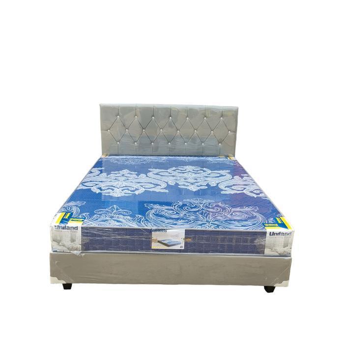 kasur set rebounded uniland + divan sandaran 160x200