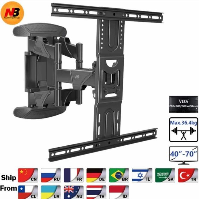 CUCI GUDANG - Bracket Breket Braket Swivel TV 47 49 50 55 58 60 65 70 75 Inch NB P6