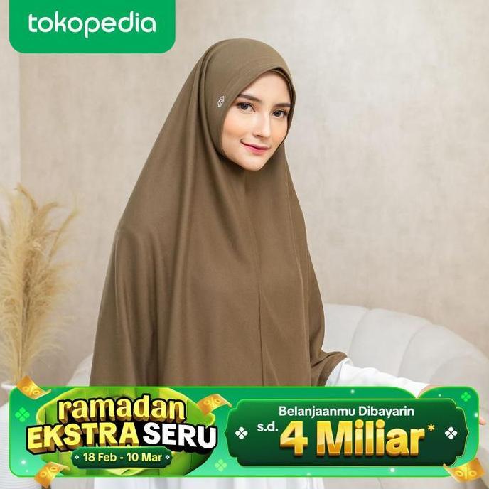 Arafa Hijab - Khimar Alya | Jilbab Kaos Tanpa Pet Bergo Instan Premium Kerudung Terbaru Ramadhan 202