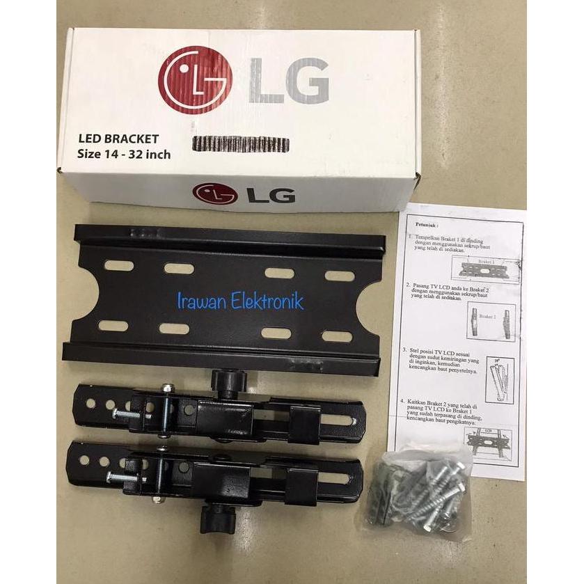 BEST SELLER - LG Bracket TV 14- 32 inch 21- 43 inch Breket Dinding LED TV PROMO