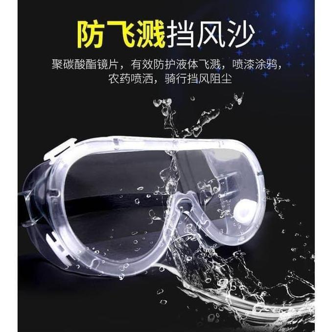 Kacamata Anti-virus Kacamata Goggles LAB Kacamata Safety APD Anti Fog