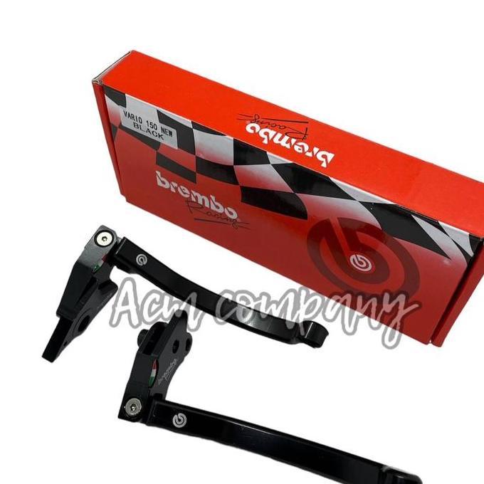 Handle Rem Set Full CNC Lipat Black Stylo CBS Vario160 CBS - Vario 125 150 New - Scoopy New - Genio 