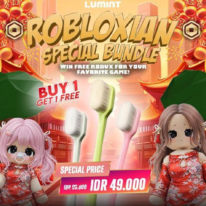 Masri.damar  - [Robloxian Special Bundle] - Buy 1 Get 1 Free Lumint Super Cloud Toothbrush Sikat Gig