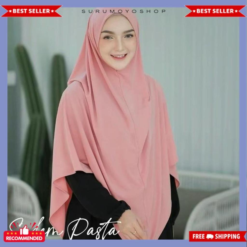 Bergo Malay Jersey Xl/Bergo Aurel Tanpa Tali/Bergo Non Pet