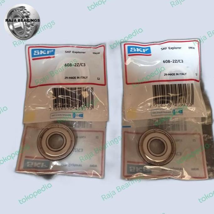608 2Z/C3 SKF  Miniature Bearing  Dimension 8mm x 22mm x 7 mm