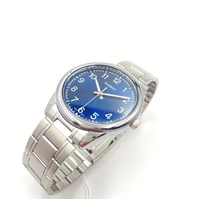 JAM TANGAN PRIA CASIO MTP-V005D-2B4 / MTP-V005D-2B4UDF ANALOG ORIGINAL