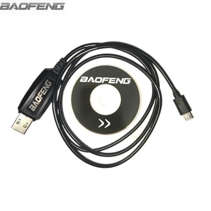 HARGA TERBAIK - Kabel Program HT BF-T1 dan Software Baofeng Pofung BFT1 Pro PF-T1 BFT1
