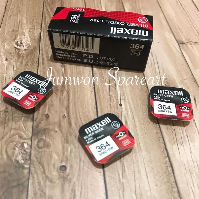 Baterai Maxell 364 SR621SW Original Maxell 364 Maxell 621 Original
