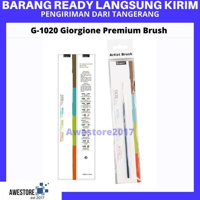 Giorgione G-1020 Liner Brush Kuas Lukis Round Tipis Water Color 0 1 2