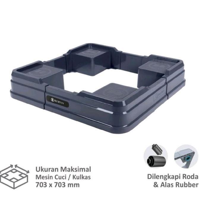 PROMO - BERVIN BFSA-150 Tatakan Roda Mesin Cuci Front / Top Loading & Showcase Cooler Lemari Pending