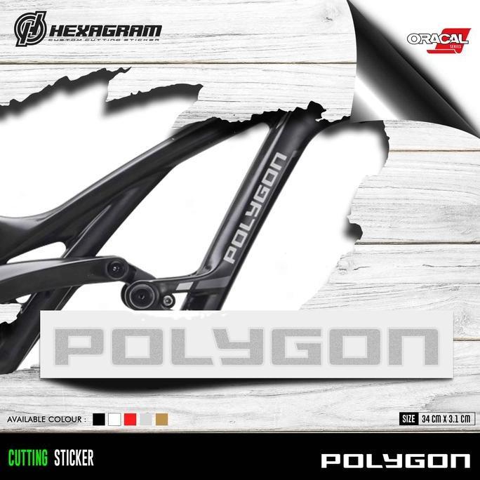 Cutting Sticker Sepeda Polygon | Stiker Cutting Sepeda Polygon Ready