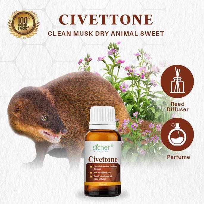 Sicher Fixatone Civettone (Super Fixative/Penguat/Pengikat Fragrance)