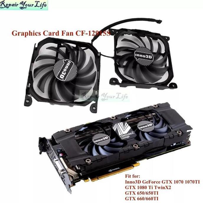 TERMURAH - Fan kipas Inno3d GTX 1070 1080 ti Twin X2 Gtx 770 980 CF 12915S