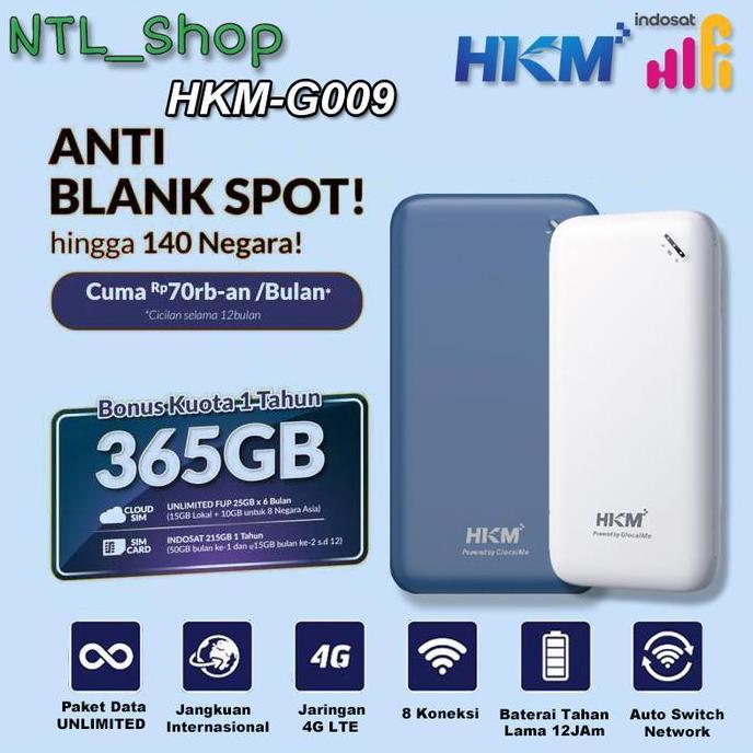 HKM G009 GlocalMe Worldwide Portable modem Wifi