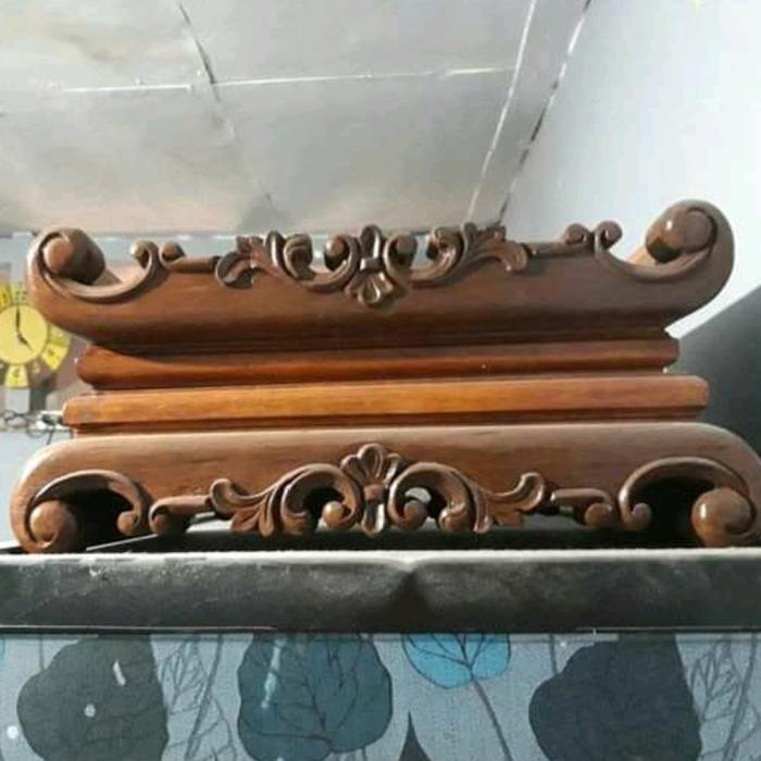 Meja Kontes Bonsai Bahan Kayu Jati/ Meja Display Bonsai Kayu Jati