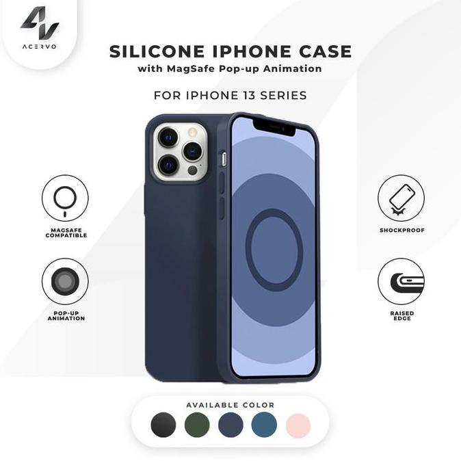 iPhone 13 Series e Case with MagSafe Pop-up Animation Soft Case