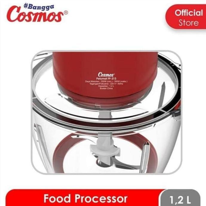 FOOD PROCESSOR CHOPPER COSMOS 1.2L FP-313-PELUMAT DAGING