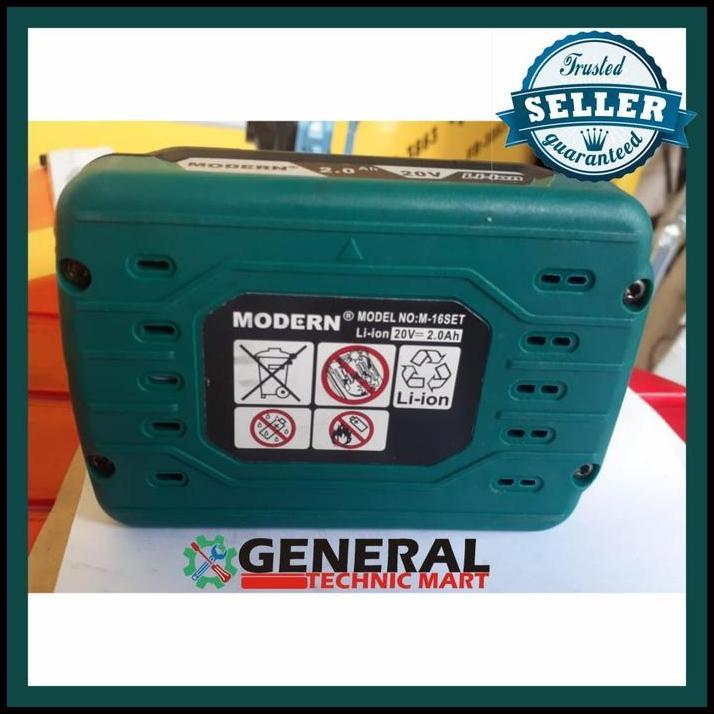 TERLARIS BATTERY MODERN BATERAI MODERN M16 ORIGINAL 